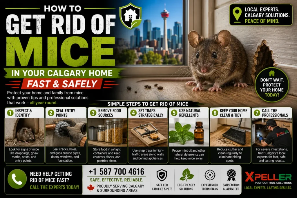 How to Get Rid of Mice in Your Calgary Home – Fast & Safely