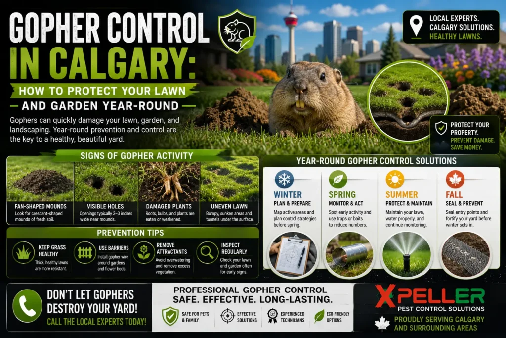 Gopher Control in Calgary How to Protect Your Lawn and Garden Year-Round