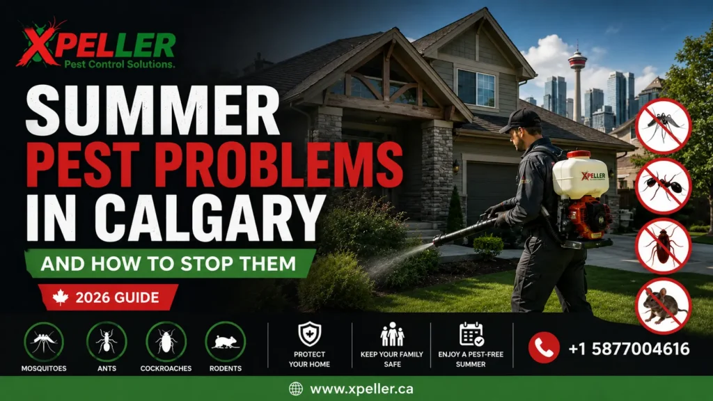 Summer Pest Problems in Calgary and How to Stop Them (2026 Guide)