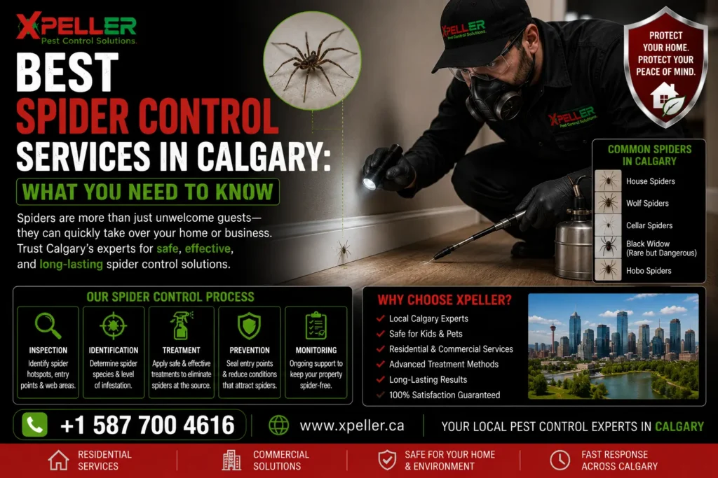 Best Spider Control Services in Calgary What You Need to Know