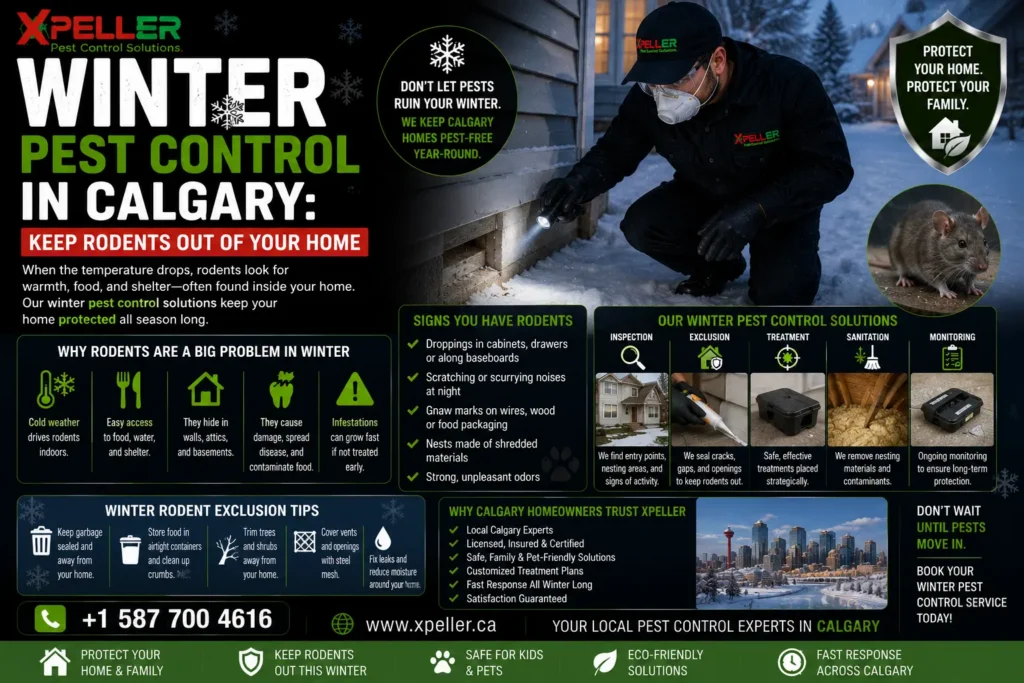 Winter Pest Control in Calgary Keep Rodents Out of Your Home