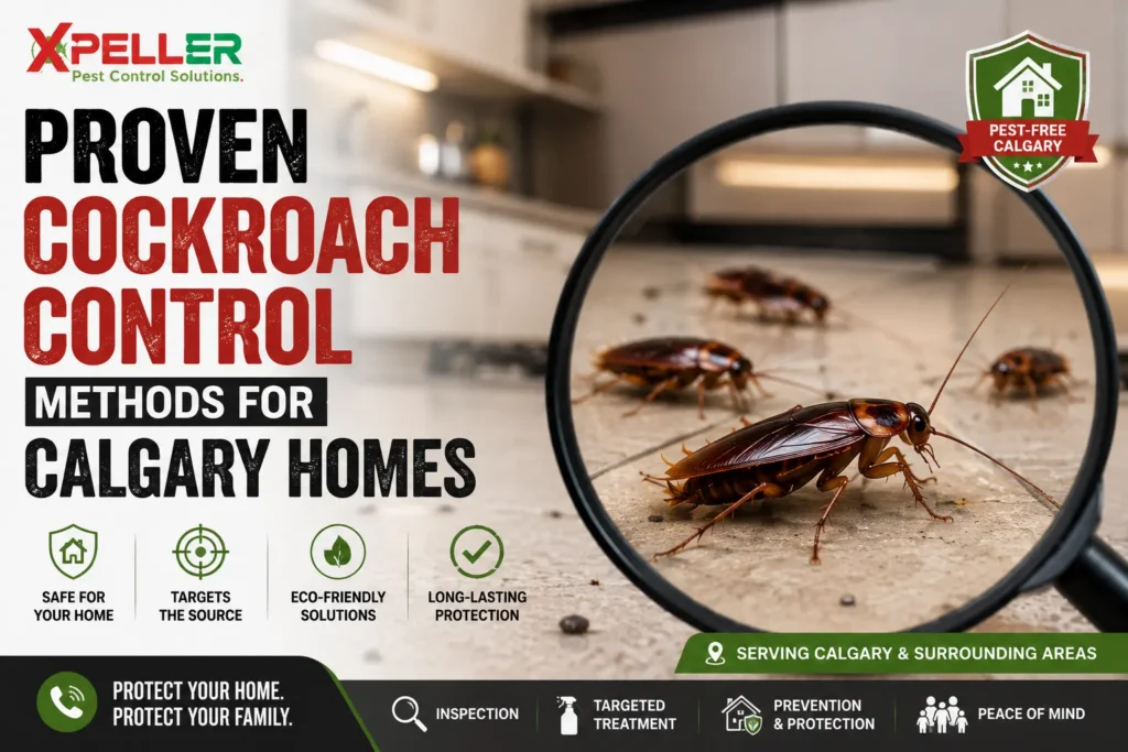 Proven Cockroach Control Methods for Calgary Homes