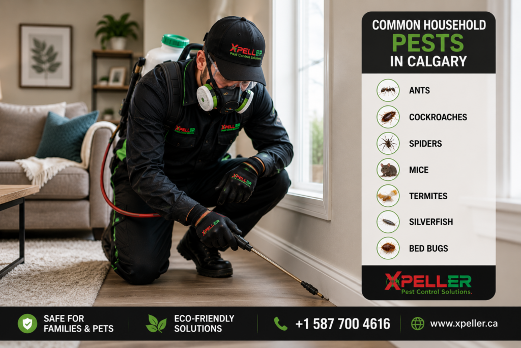 Common Household Pests in Calgary