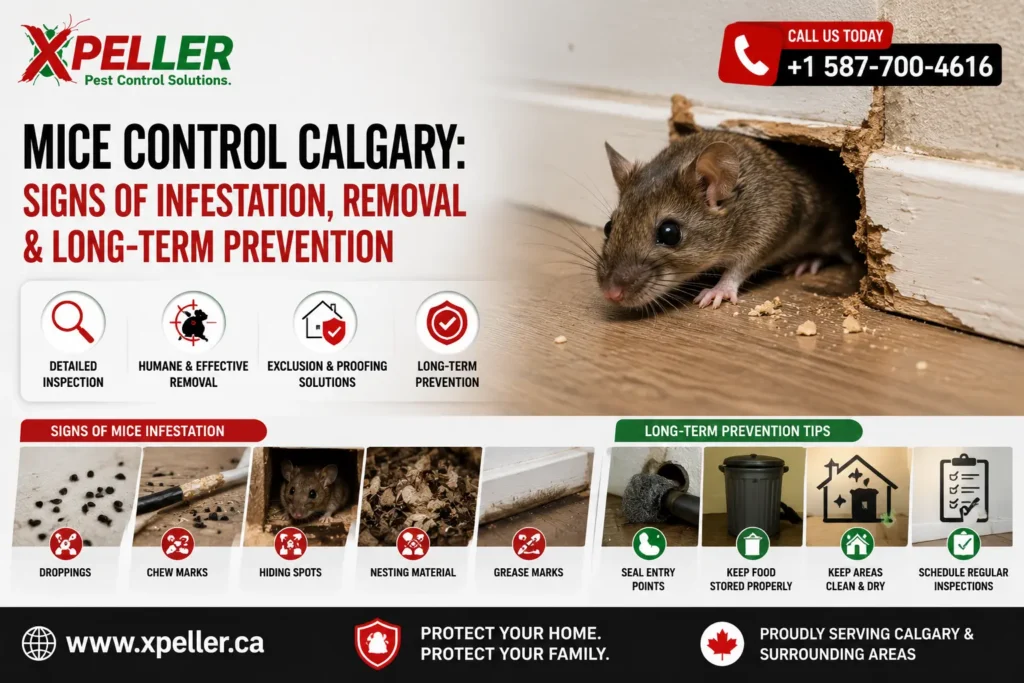 Mice Control Calgary Signs of Infestation, Removal & Long-Term Prevention