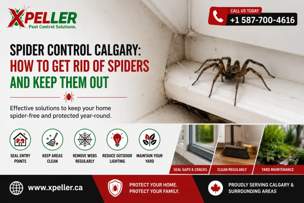 Spider Control Calgary How to Get Rid of Spiders and Keep Them Out