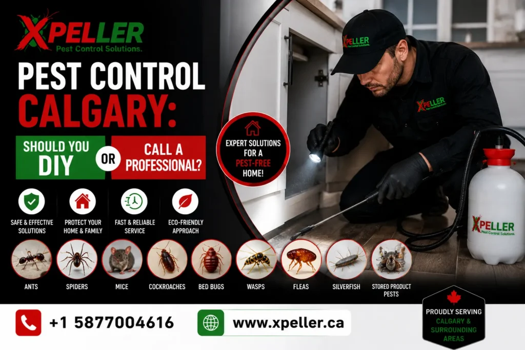 Pest Control Calgary Should You DIY or Call a Professional