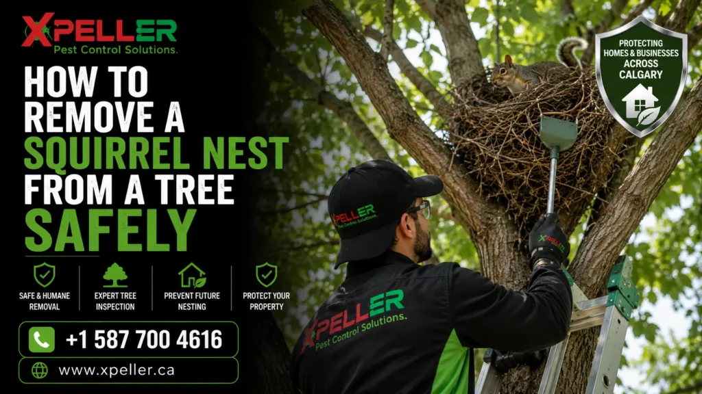 How to Remove a Squirrel Nest From a Tree Safely
