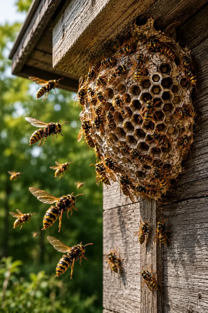Wasp & Hornet Nests Can Quickly Become a Serious Safety Risk