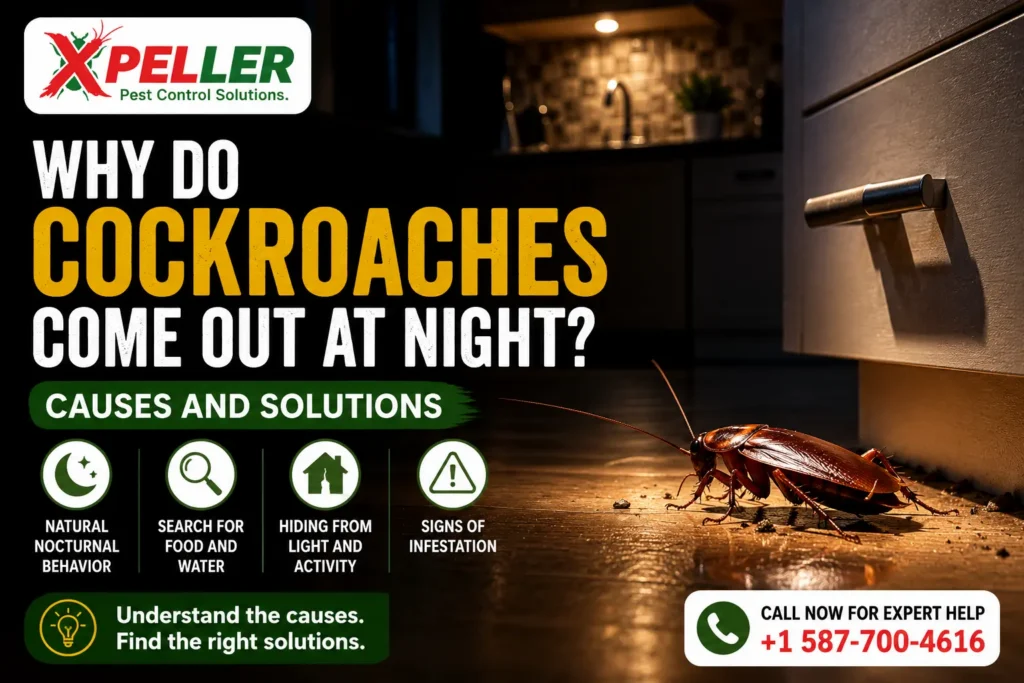 Why Do Cockroaches Come Out at Night Causes and Solutions