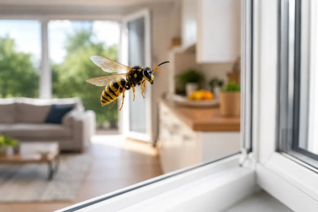 how to get rid of wasps inside the house