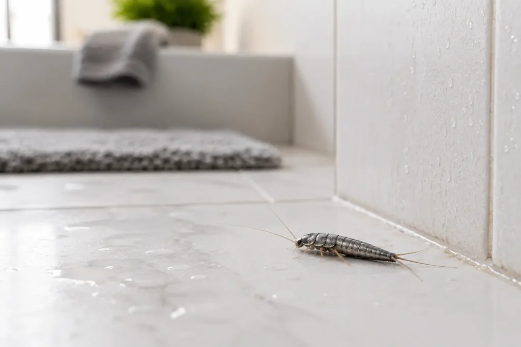 why are silverfish in my bathroom
