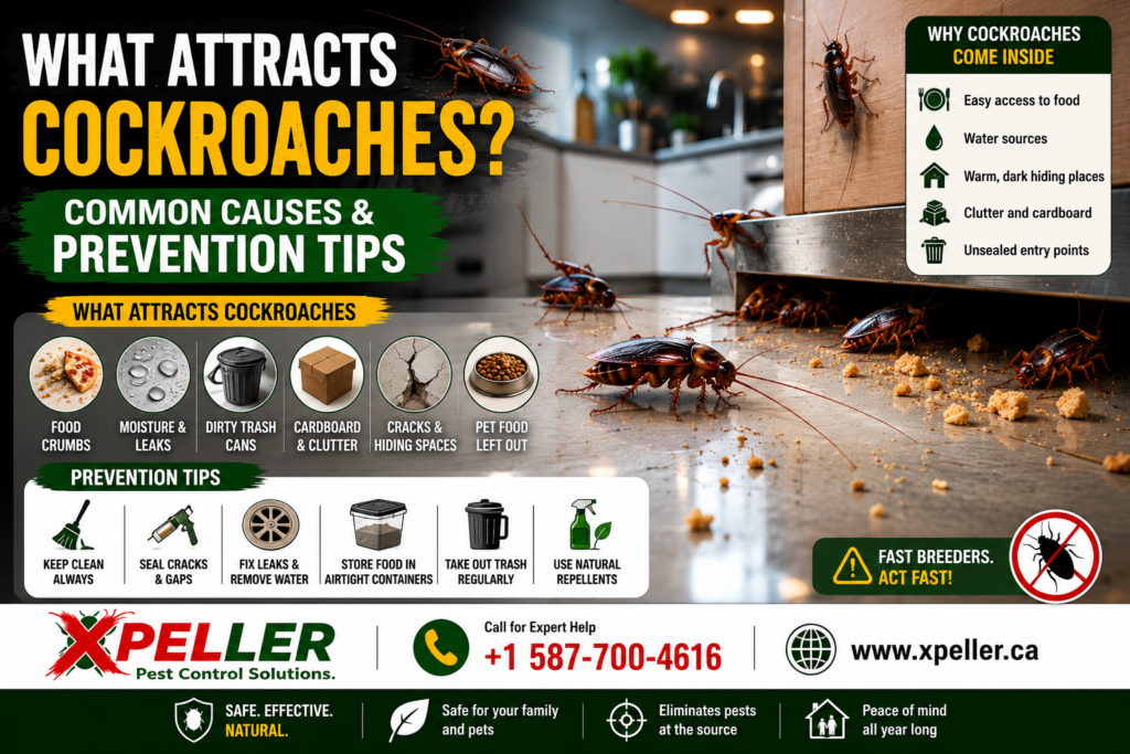 What Attracts Cockroaches Common Causes and Prevention Tips