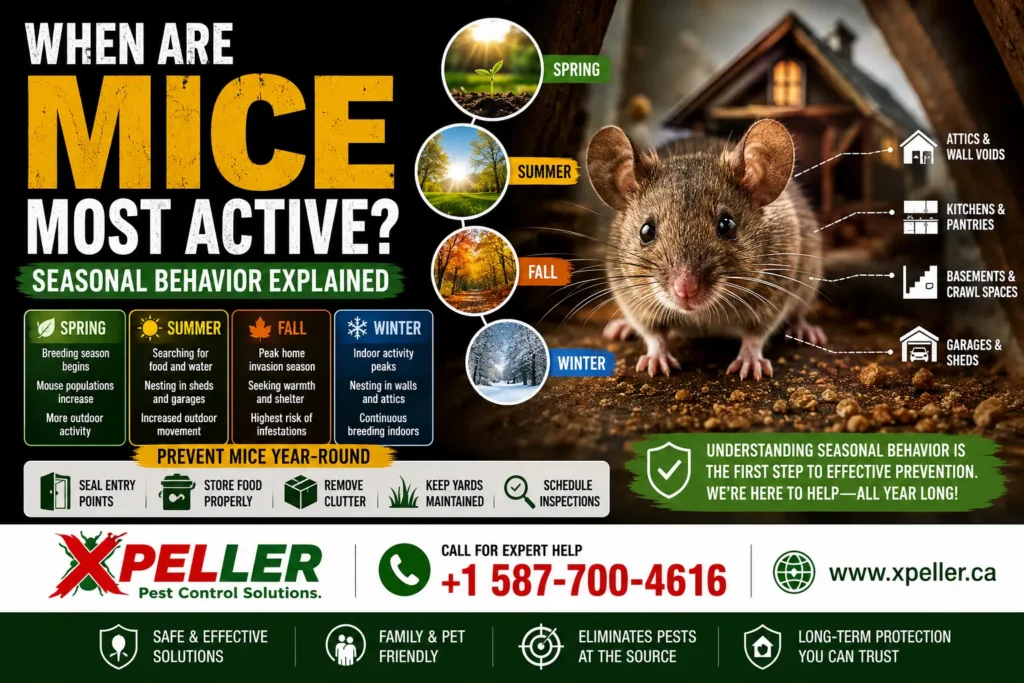 When Are Mice Most Active Seasonal Behavior Explained