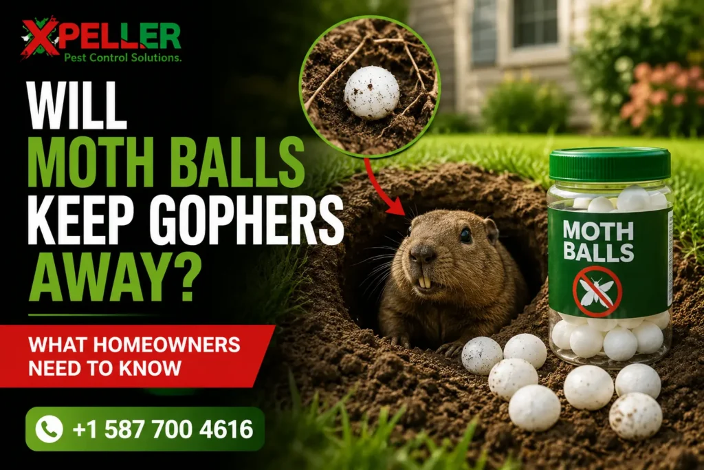 Will Moth Balls Keep Gophers Away What Homeowners Need to Know