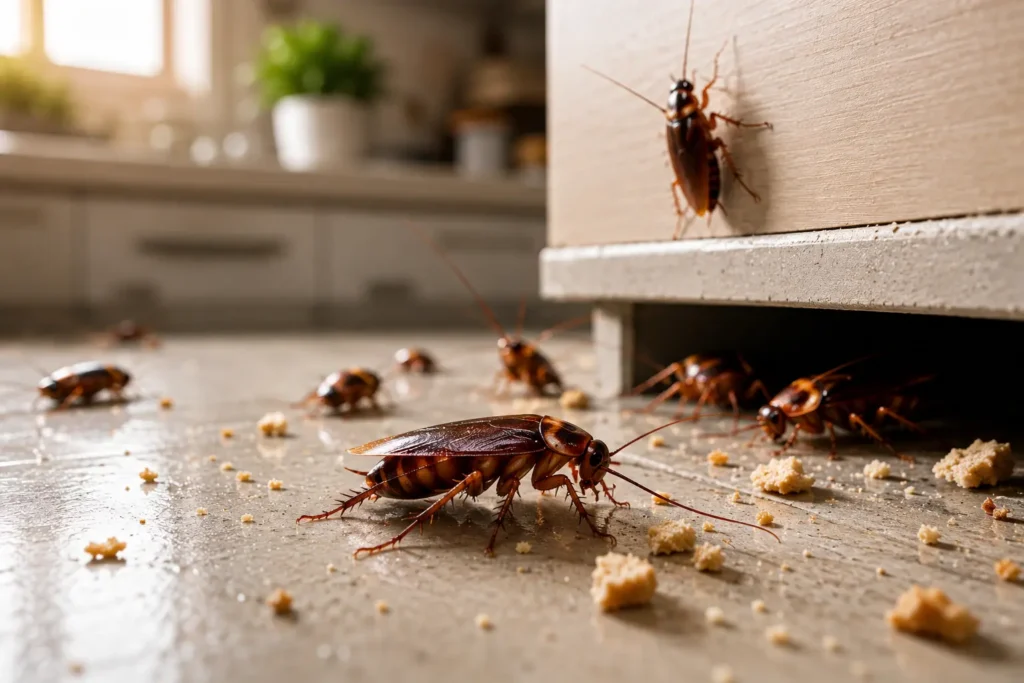 what attracts cockroaches