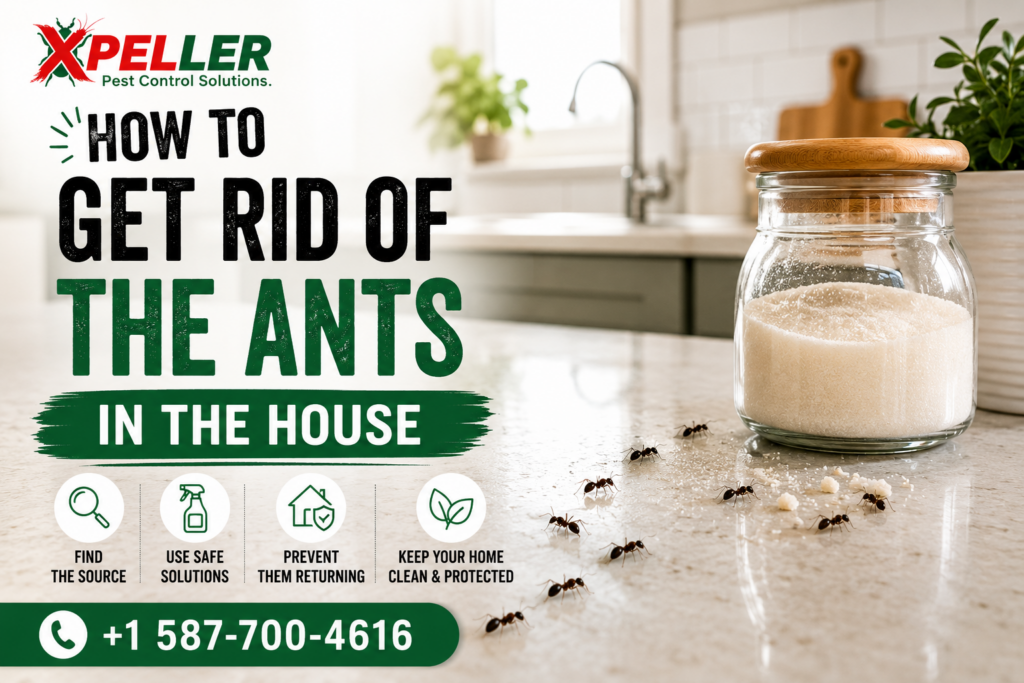 Ants crawling toward spilled food on a kitchen counter inside a house