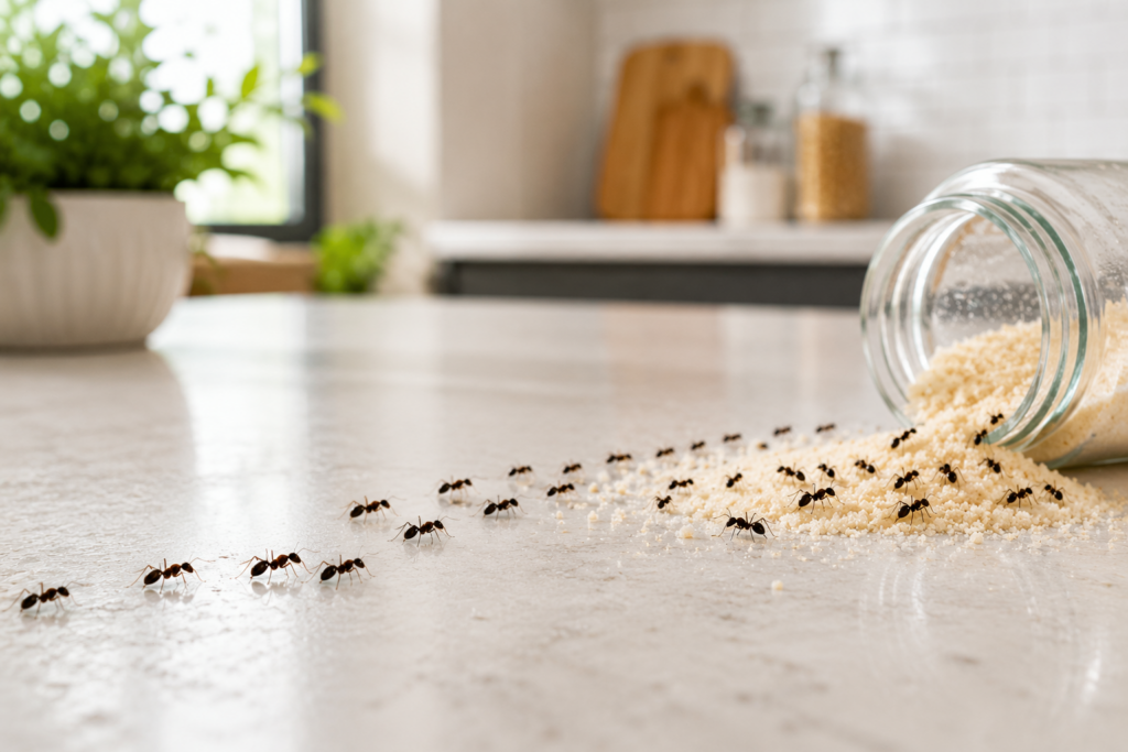 how to get rid of the ants in the house
