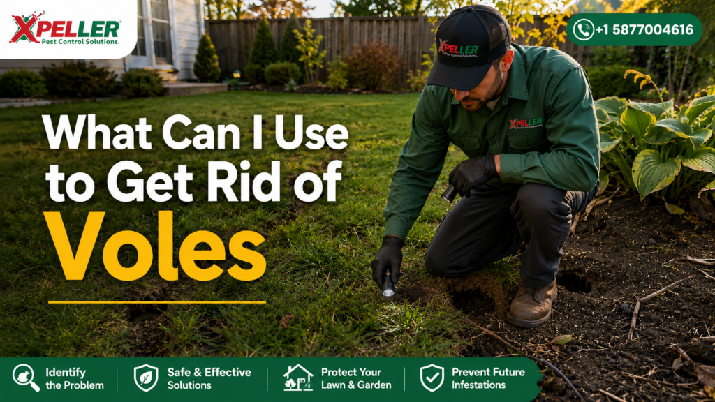 what can I use to get rid of voles