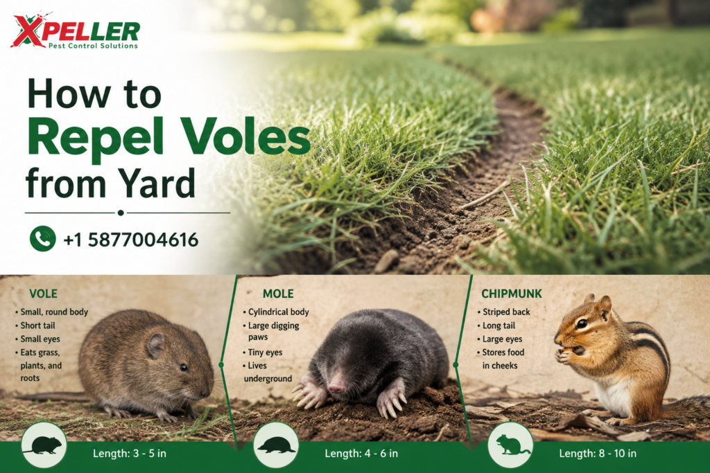 How to Repel Voles from Yard