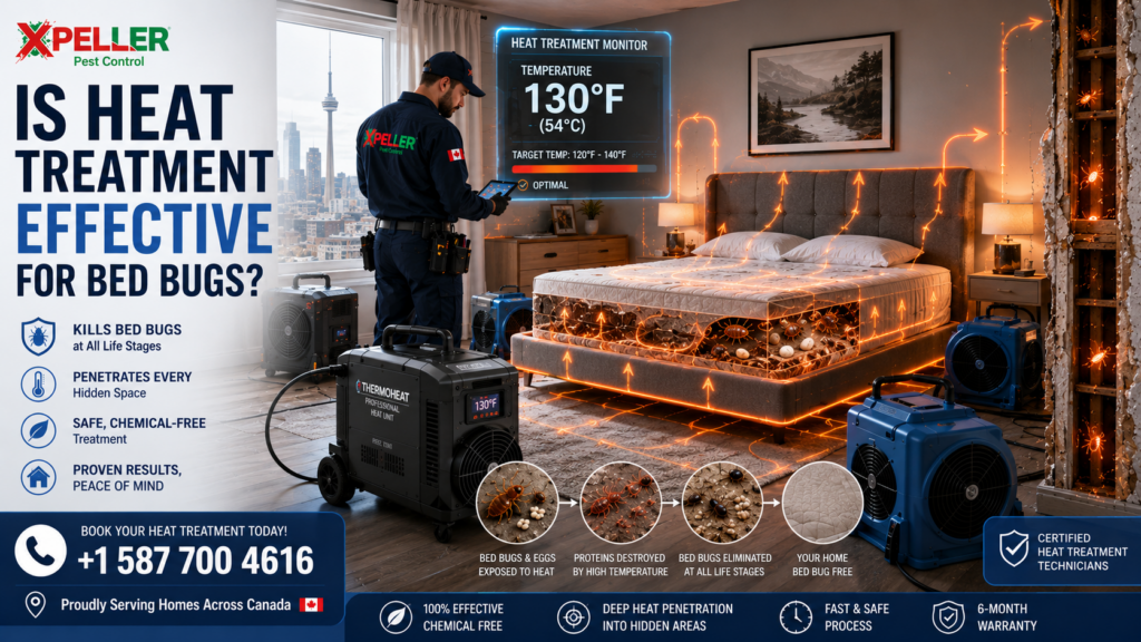 is heat treatment effective for bed bugs