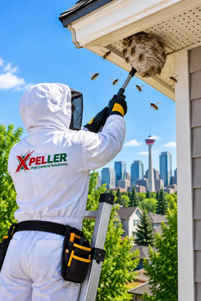 Wasp Nest Removal with Calgary